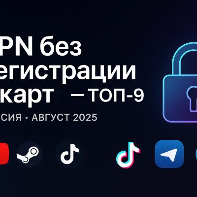 VPN без регистрации и банковской карты