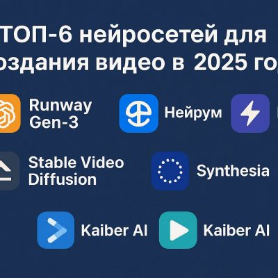 ТОП-6 нейросетей для создания видео в 2025 году