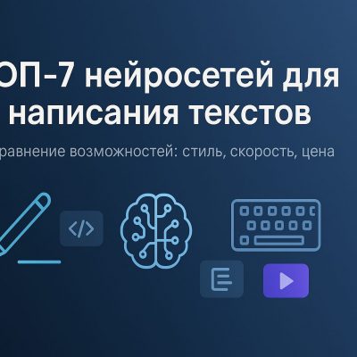 нейросети для написания текстов