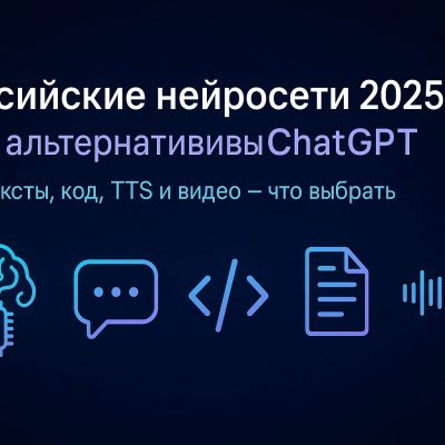 Лучшие российские нейросети