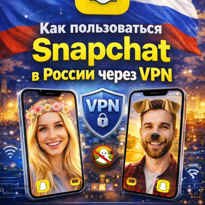 Как пользоваться Snapchat в России через VPN в 2026 году