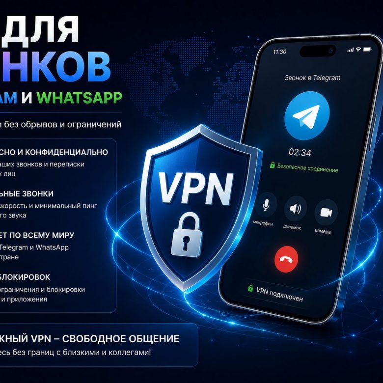 VPN для звонков в Telegram и WhatsApp